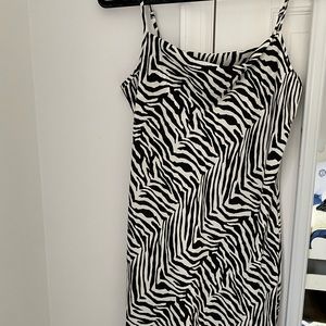 Banana republic Zebra print dress.